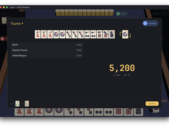 Agari Game — Riichi Mahjong photo 1